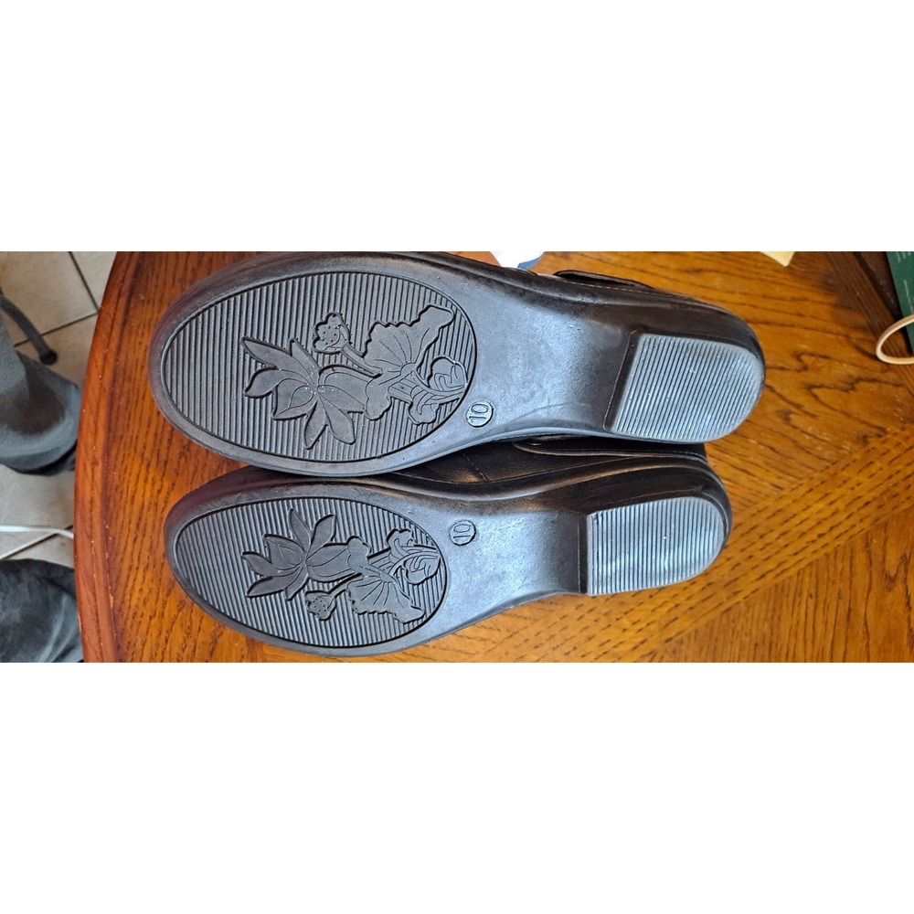 black Rasolli slip-on clogs With Strap Size 10, 2 Marks As Shown - Picture 5 of 5